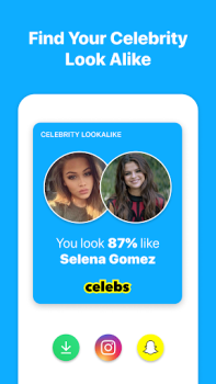 Herunterladen Celebs - Celebrity Look Alike Foto für Android