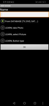 Herunterladen BlueIR - Universal Remote Werkzeuge für Android Bildschirmfoto 2