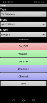 Herunterladen BlueIR - Universal Remote Werkzeuge für Android Bildschirmfoto 3