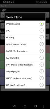 Herunterladen BlueIR - Universal Remote Werkzeuge für Android Bildschirmfoto 4