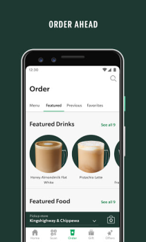 Herunterladen Starbucks Essen & Trinken für Android Bildschirmfoto 3