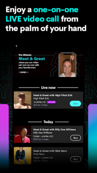 Herunterladen Cameo – Persönliche Starvideos Soziales für Android Bildschirmfoto 4