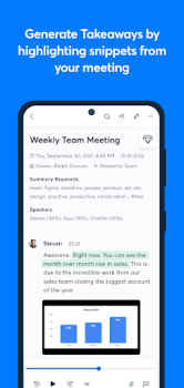 Herunterladen Otter: Transcribe Voice Notes Arbeit für Android Bildschirmfoto 4