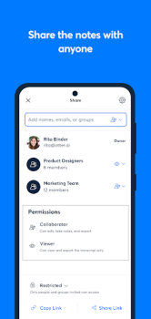 Herunterladen Otter: Transcribe Voice Notes Arbeit für Android Bildschirmfoto 6