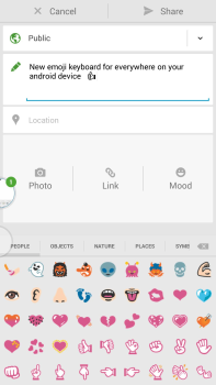 Herunterladen Sliding Emoji Keyboard - iOS Sonstiges für Android Bildschirmfoto 4