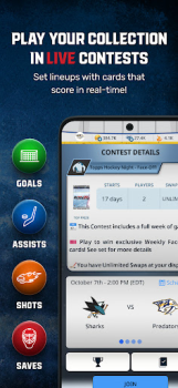 Herunterladen Topps® NHL SKATE™ Card Trader Sport für Android Bildschirmfoto 5