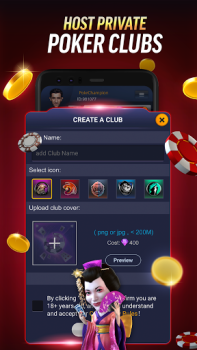 Herunterladen PokerBROS: Play NLH, PLO, OFC Soziales für Android Bildschirmfoto 5