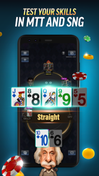 Herunterladen PokerBROS: Play NLH, PLO, OFC Soziales für Android Bildschirmfoto 6