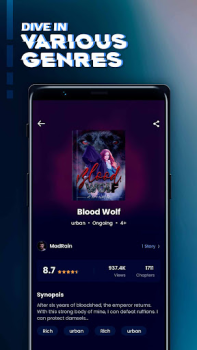 Herunterladen MegaNovel: Fictions & Webnovel Bücher und Leitfäden für Android Bildschirmfoto 5