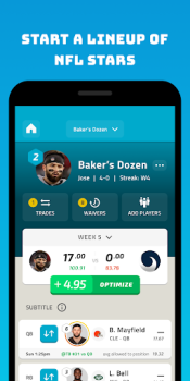 Herunterladen NFL Fantasy Football Sport für Android Bildschirmfoto 7