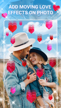 Herunterladen Liebe Herz Animierte Effekte Unterhaltung für Android Bildschirmfoto 2