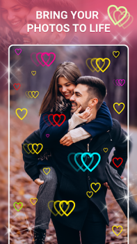 Herunterladen Liebe Herz Animierte Effekte Unterhaltung für Android Bildschirmfoto 3