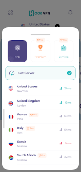 Herunterladen Hook VPN - Fast & Secure VPN Werkzeuge für Android Bildschirmfoto 5