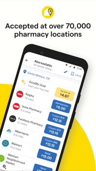 Herunterladen GoodRx: Prescription Coupons Medizin für Android Bildschirmfoto 2
