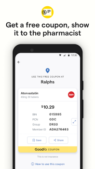 Herunterladen GoodRx: Prescription Coupons Medizin für Android Bildschirmfoto 4