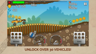 Herunterladen Hill Climb Racing Rennen für Android Bildschirmfoto 2