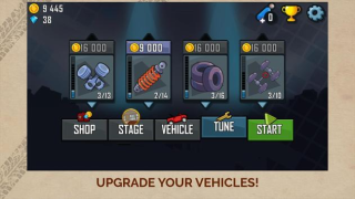 Herunterladen Hill Climb Racing Rennen für Android Bildschirmfoto 3