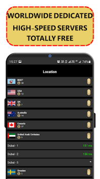 Herunterladen EYE VPN Werkzeuge für Android Bildschirmfoto 2