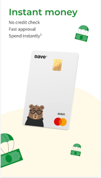 Herunterladen Dave: Fast Cash & Banking Finanzen für Android Bildschirmfoto 2