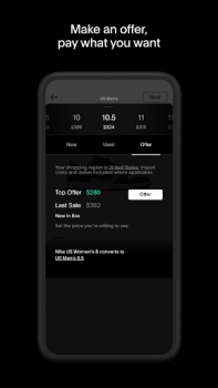 Herunterladen GOAT – Sneakers & Apparel Einkaufen für Android Bildschirmfoto 4