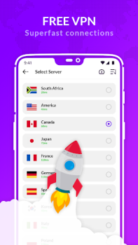 Herunterladen Fast Turbo VPN - Secure VPN Werkzeuge für Android Bildschirmfoto 4