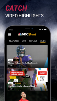 Herunterladen NBC Sports Sport für Android Bildschirmfoto 2