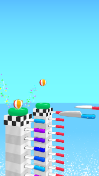 Herunterladen Ball Up: Knife Racing Aktion für Android Bildschirmfoto 4