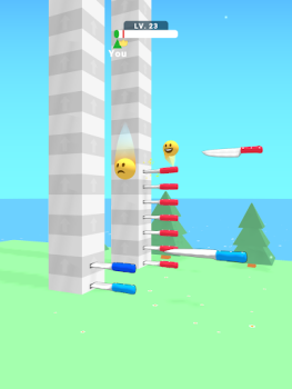 Herunterladen Ball Up: Knife Racing Aktion für Android Bildschirmfoto 6