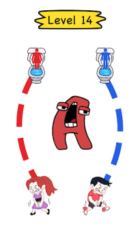Herunterladen Toilet Rush Race: Draw Puzzle Puzzle-Spiele für Android Bildschirmfoto 2