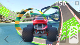 Herunterladen Car Games: Monster Truck Stunt Rennen für Android Bildschirmfoto 5
