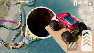 Herunterladen Car Games: Monster Truck Stunt Rennen für Android Bildschirmfoto 7