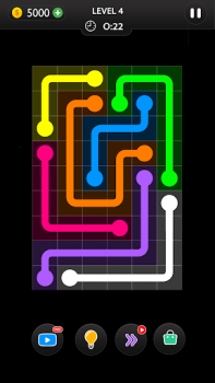 Herunterladen Dot Knot - Line & Color Puzzle Puzzle-Spiele für Android Bildschirmfoto 2