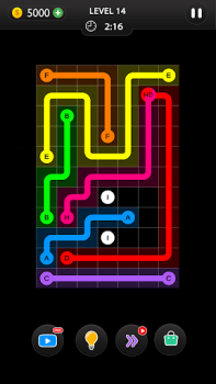 Herunterladen Dot Knot - Line & Color Puzzle Puzzle-Spiele für Android Bildschirmfoto 5