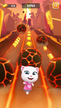 Herunterladen Talking Tom Time Rush Aktion für Android Bildschirmfoto 2