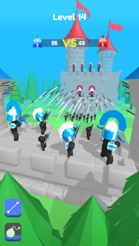 Herunterladen Merge Archers: Burgabwehr Arkade für Android Bildschirmfoto 4