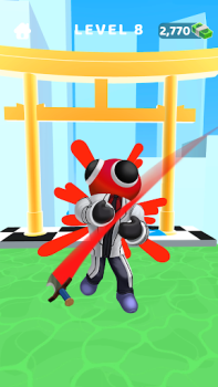 Herunterladen Sword Play! Ninja Slice Runner Aktion für Android Bildschirmfoto 4