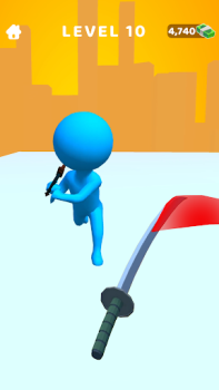 Herunterladen Sword Play! Ninja Slice Runner Aktion für Android Bildschirmfoto 5