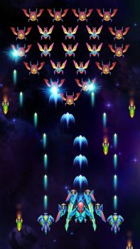 Herunterladen Galaxy Shooter - Space Attack Arkade für Android Bildschirmfoto 2