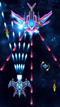 Herunterladen Galaxy Shooter - Space Attack Arkade für Android Bildschirmfoto 5