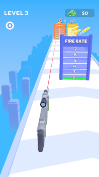 Herunterladen Gun Run!! Aktion für Android Bildschirmfoto 4
