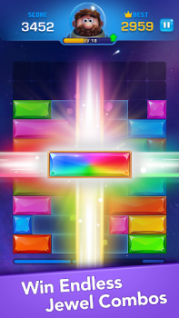 Herunterladen Jewel Sliding® - Block Puzzle Puzzle-Spiele für Android Bildschirmfoto 3