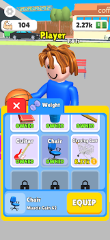 Herunterladen Lifting Hero Gelegentlich für Android Bildschirmfoto 2