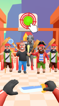 Herunterladen Hit Master 3D - Knife Assassin Aktion für Android Bildschirmfoto 2