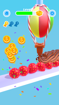 Herunterladen Perfect Cream: Cake Games Arkade für Android Bildschirmfoto 2