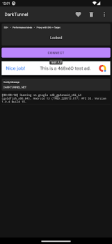 Herunterladen DarkTunnel - SSH DNSTT V2Ray Werkzeuge für Android Bildschirmfoto 2