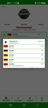 Herunterladen TM Tunnel Lite Werkzeuge für Android Bildschirmfoto 3