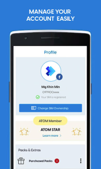 Herunterladen ATOM Store, Myanmar Kommunikation für Android Bildschirmfoto 3