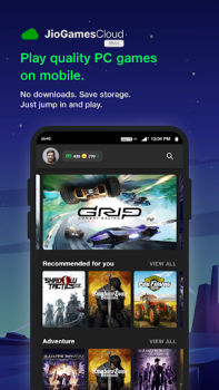 Herunterladen JioGames: Play, Win, Stream Unterhaltung für Android Bildschirmfoto 2
