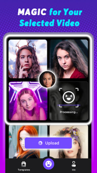Herunterladen Deepfake video maker：Facemega Video-Player und -Editoren für Android Bildschirmfoto 3
