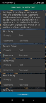 Herunterladen College Proxy Werkzeuge für Android Bildschirmfoto 4